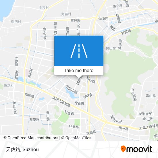 天佑路 map