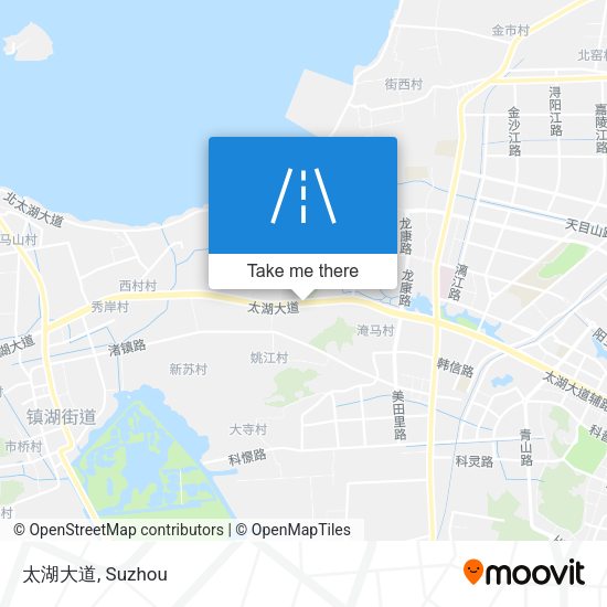 太湖大道 map