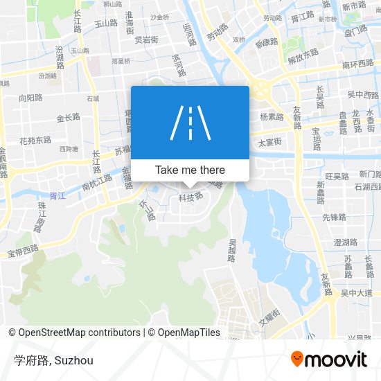 学府路 map