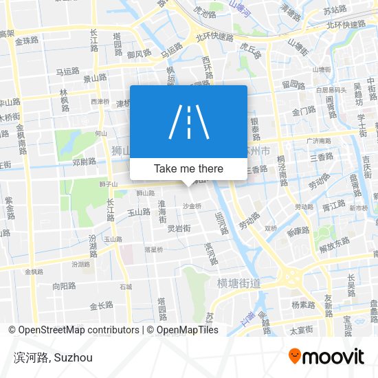 滨河路 map