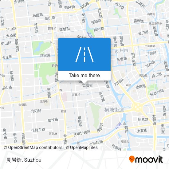 灵岩街 map
