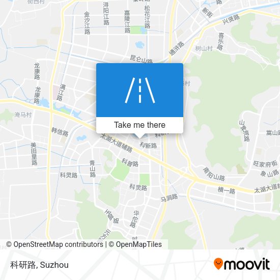 科研路 map