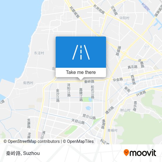 秦岭路 map