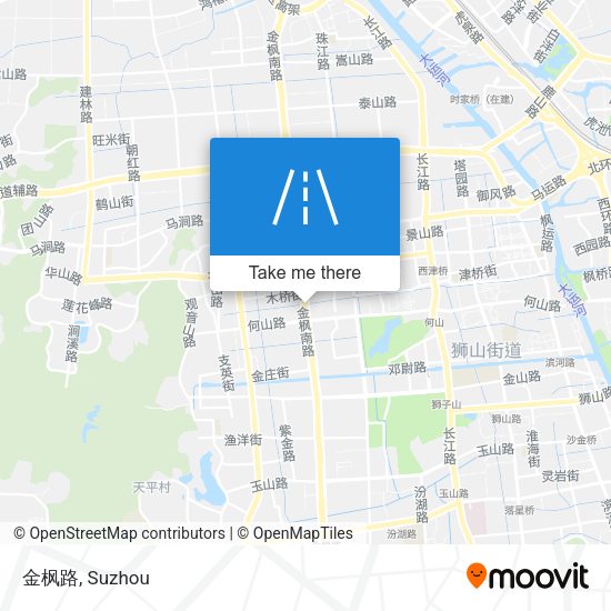 金枫路 map