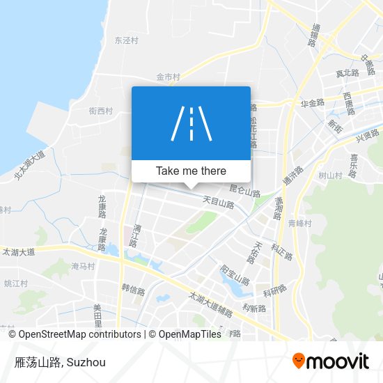 雁荡山路 map