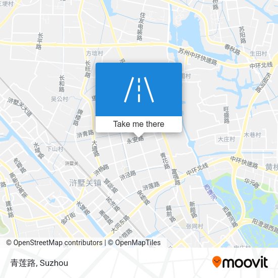 青莲路 map