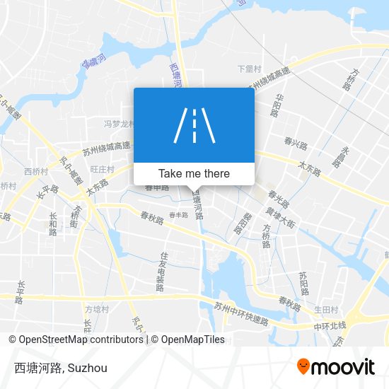 西塘河路 map