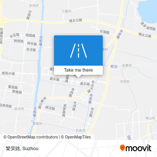 繁荣路 map