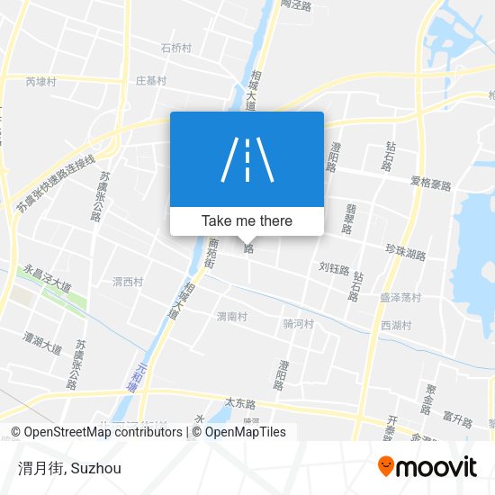 渭月街 map