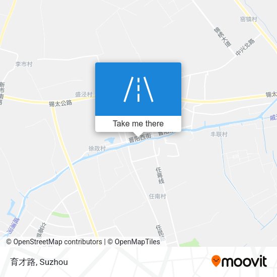 育才路 map