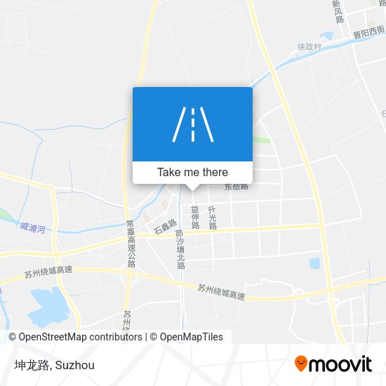 坤龙路 map
