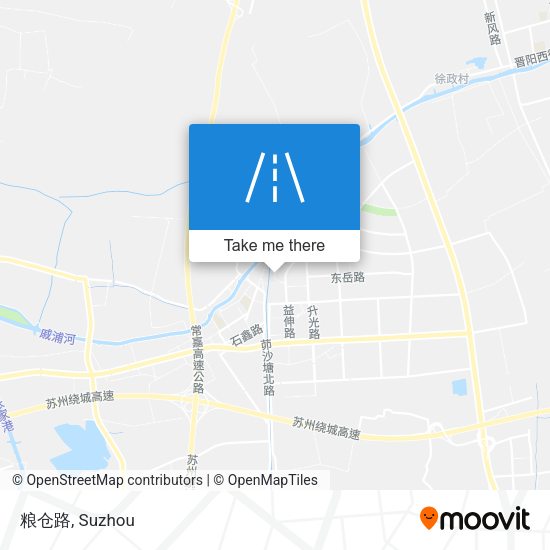 粮仓路 map