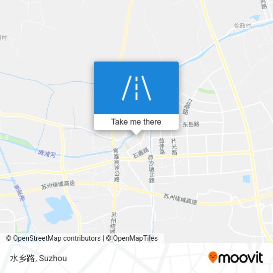 水乡路 map