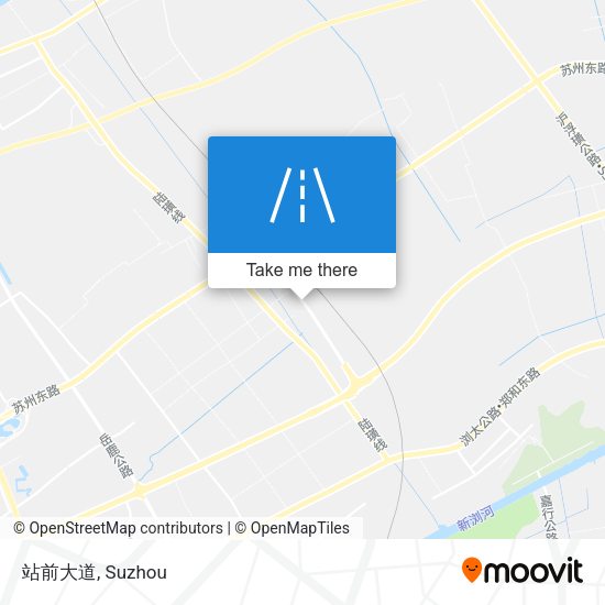 站前大道 map