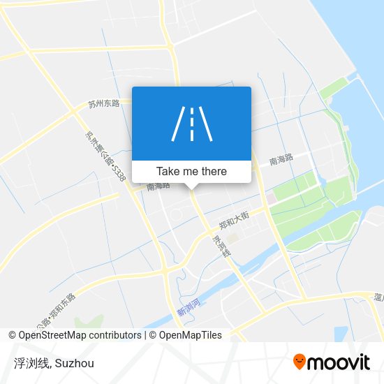 浮浏线 map
