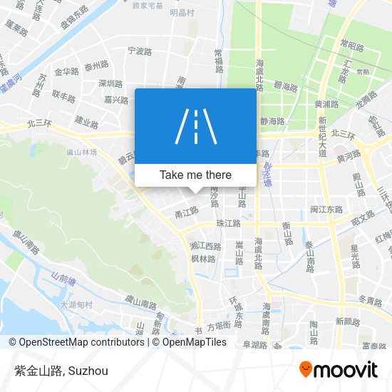 紫金山路 map