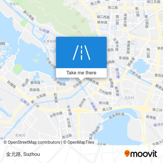 金元路 map