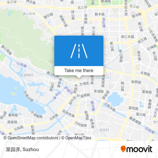 菜园弄 map