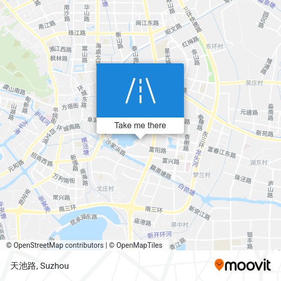 天池路 map