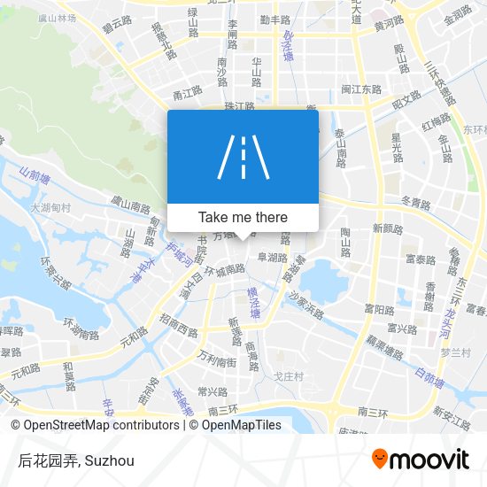 后花园弄 map