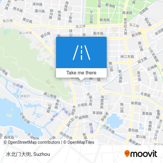 水北门大街 map