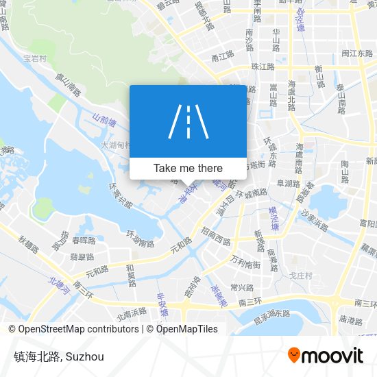 镇海北路 map