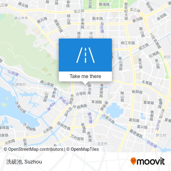 洗砚池 map