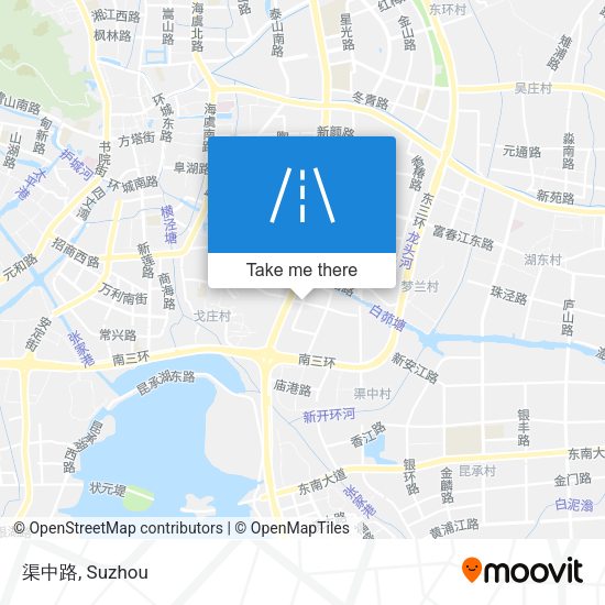 渠中路 map