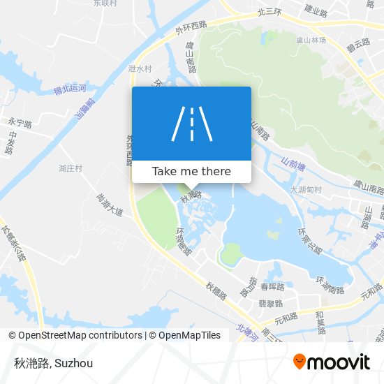 秋滟路 map