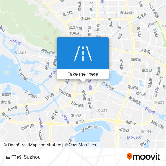 白雪路 map