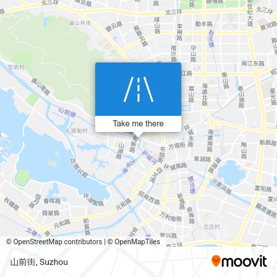 山前街 map