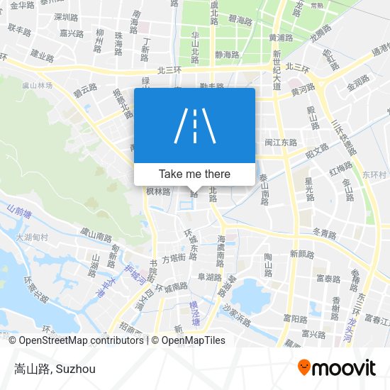 嵩山路 map