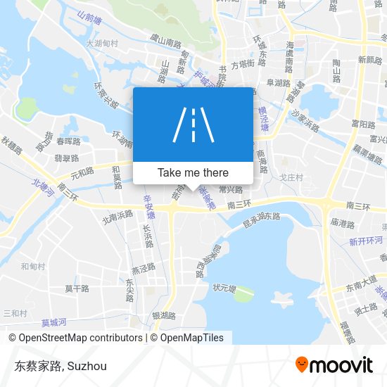 东蔡家路 map