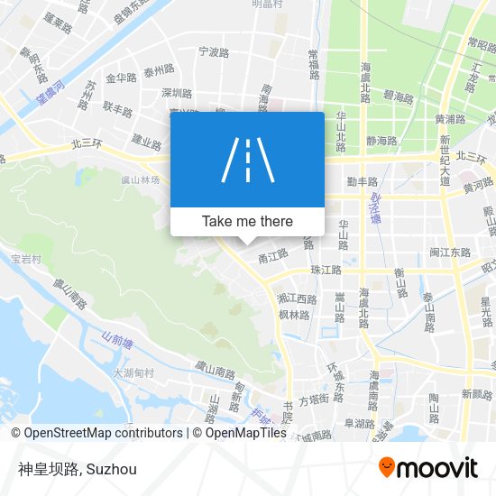神皇坝路 map