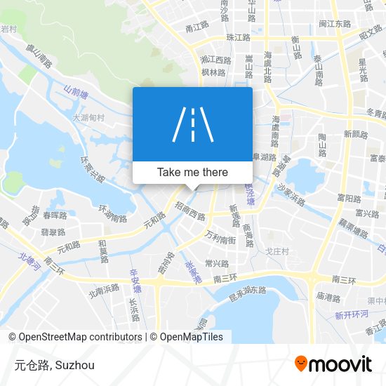 元仓路 map