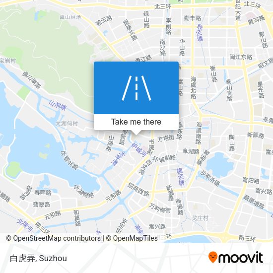 白虎弄 map