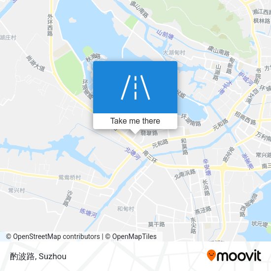 酌波路 map