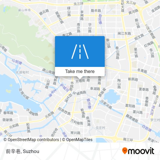 前辛巷 map