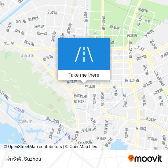 南沙路 map