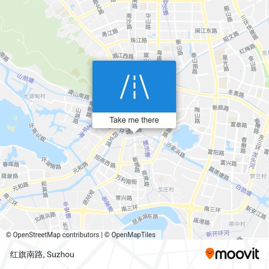 红旗南路 map