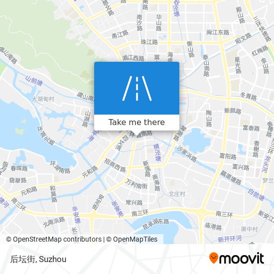 后坛街 map