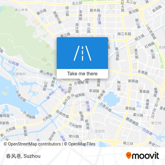 春风巷 map