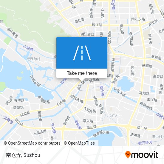 南仓弄 map