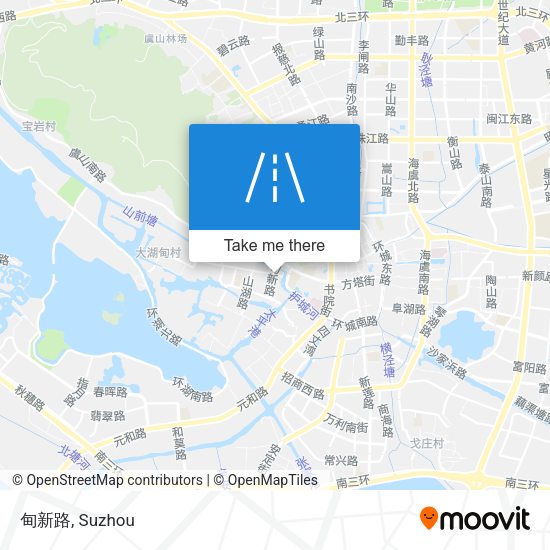 甸新路 map