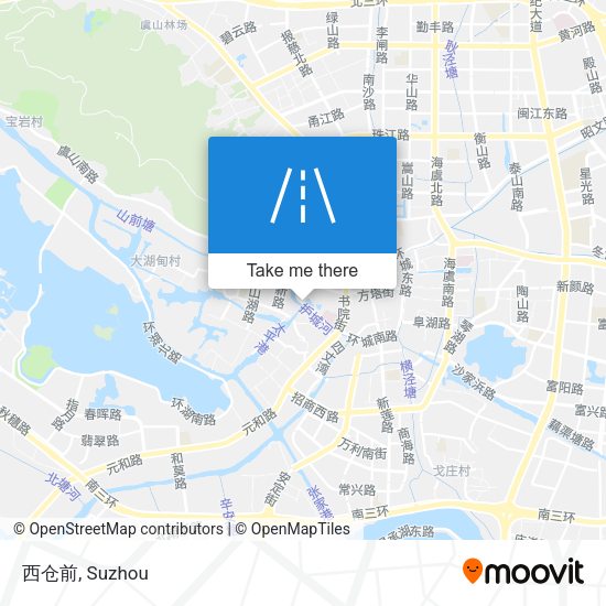 西仓前 map