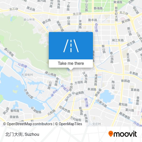 北门大街 map