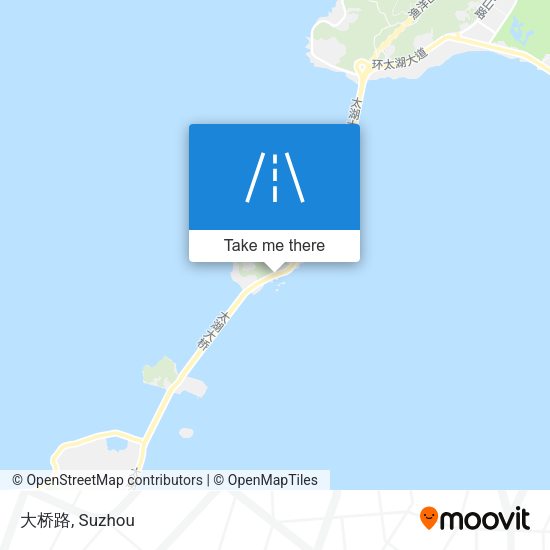大桥路 map
