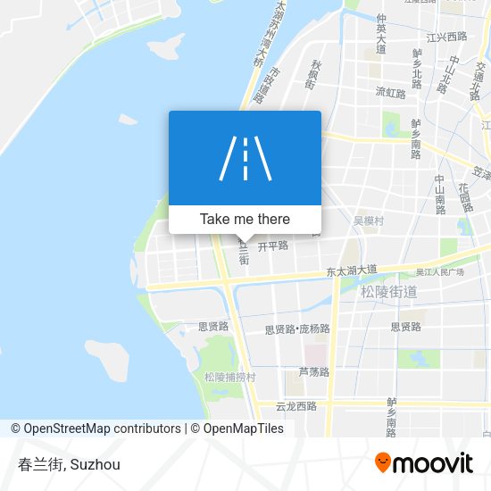 春兰街 map