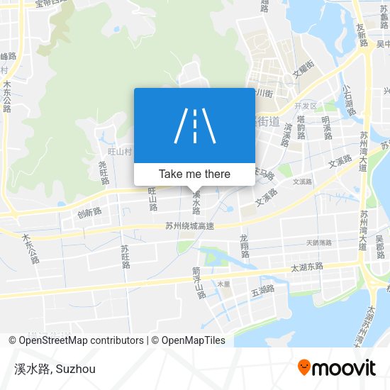 溪水路 map