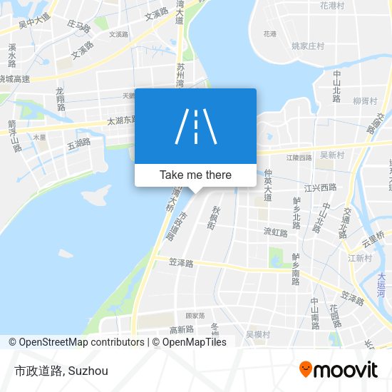 市政道路 map